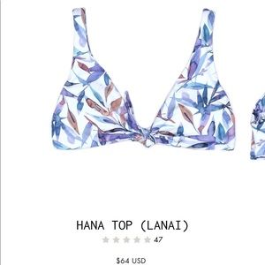Hana top (Lanai) Midori Bikinis
